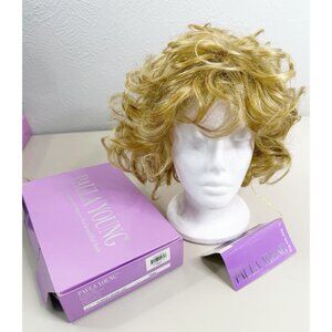Paula Young Charlize A3024 Curly Golden Blond Wig-Made In Japan-NWT